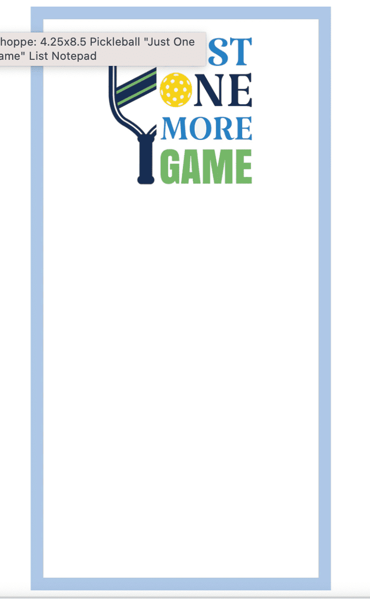 Pickle Ball Gift